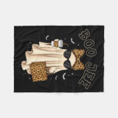 Boo Jee Boujee Ghost Halloween October Vibes Soky Fleecedecke (Vorderseite (Horizontal))