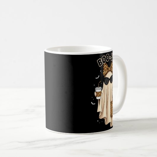 Boo Jee Boujee Ghost Halloween October Vibes Soky  Kaffeetasse (VorderseiteRechts)