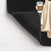 Boo Jee Boujee Ghost Halloween October Vibes Soky  Mousepad (Ecke)