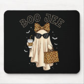 Boo Jee Boujee Ghost Halloween October Vibes Soky Mousepad (Vorne)