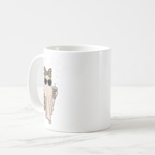 Boo Jee Boujee Nk Ghost Halloween Oktober Vibes Kaffeetasse (Vorderseite Links)