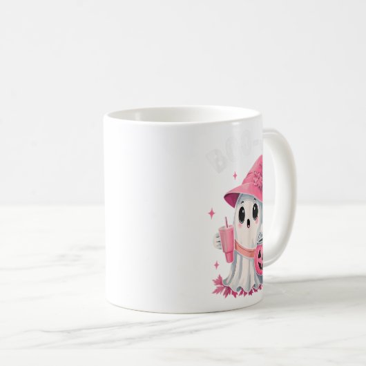 Boo Jee Boujee Nk Ghost Halloween Oktober Vibes Kaffeetasse (VorderseiteRechts)
