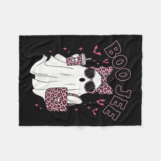 Boo Jee Boujee Nk Ghost Kaffeehaus Oktober V Fleecedecke (Vorderseite (Horizontal))