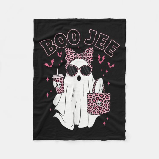 Boo Jee Boujee Nk Ghost Kaffeehaus Oktober V Fleecedecke (Vorderseite)
