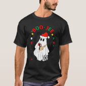 Boo Jee Christmas Santa Ghost mit Red Stanley Tum T-Shirt (Vorderseite)