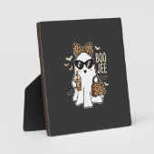 Boo Jee Cute Geist Halloween Leopard Design_1 Fotoplatte (Vorderseite)