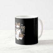Boo Jee Cute Geist Halloween Leopard Design_1 Kaffeetasse (VorderseiteRechts)