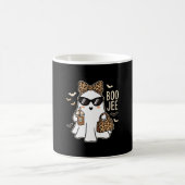Boo Jee Cute Geist Halloween Leopard Design_1 Kaffeetasse (Mittel)