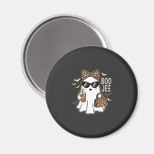 Boo Jee Cute Geist Halloween Leopard Design_1 Magnet (Vorderseite/Rückseite)