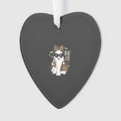 Boo Jee Cute Geist Halloween Leopard Design_1 Ornament (Vorderseite)
