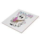 Boo Jee Funny Halloween Ghost Fliese (Seite)