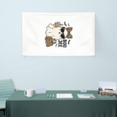Boo Jee Geist Halloween Leopard Schleife Vektor De Banner (Messeveranstaltung)