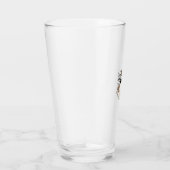 Boo Jee Geist Halloween Leopard Schleife Vektor De Glas (Rechts)