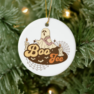 Boo-Jee Geist Halloween lustig Keramik Ornament