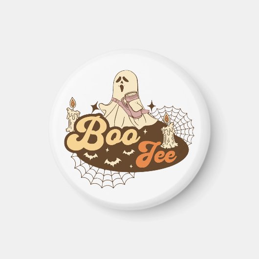 Boo-Jee Geist Halloween lustig Magnet (Vorne)