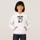 BOO-JEE-Geist – Stylishes Halloween-Diva-Design Hoodie (Vorne ganz)