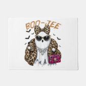 Boo-JEE Gespenst Leopard Kokette Halloween Fußmatte (Vorderseite)