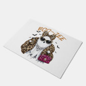 Boo-JEE Gespenst Leopard Kokette Halloween Fußmatte (Schrägansicht)