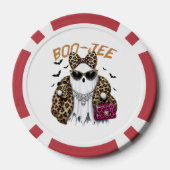 Boo-JEE Gespenst Leopard Kokette Halloween Pokerchips (Rückseite)