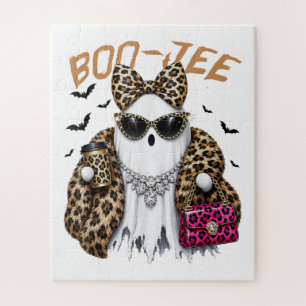 Boo-JEE Gespenst Leopard Kokette Halloween Puzzle