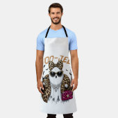 Boo-JEE Gespenst Leopard Kokette Halloween Schürze (Getragen)