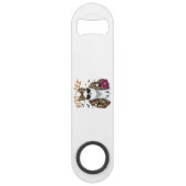 Boo-JEE Gespenst Leopard Kokette Halloween Speed Flaschenöffner (Rückseite)