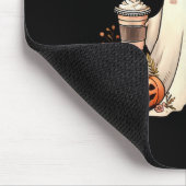 Boo Jee Ghost Drinking Coquette Bow Hallowe Mousepad (Ecke)