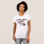 BOO-JEE Ghost – Funny Boujee Halloween Design T-Shirt (Vorne ganz)