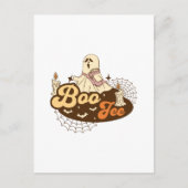 Boo-Jee Ghost Halloween lustig Postkarte (Vorderseite)