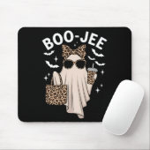 Boo Jee Ghost mit Kaffee Coquette Bow Halloween W Mousepad (Mit Mouse)