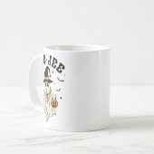 Boo Jee Ghost Niedlich Funny Halloween Kaffeetasse (Vorderseite Links)