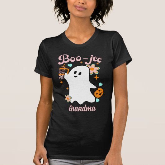 Boo-Jee Grandma | Retro-Geist T-Shirt (Vorderseite)