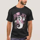 Boo Jee Halloween Boujee Boo Jee Ghost Pink T-Shir T-Shirt (Vorderseite)