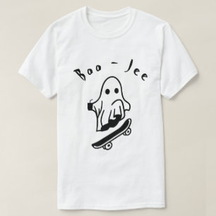 Boo Jee Halloween Ghost Coole Skaten Spooky gezeic T-Shirt