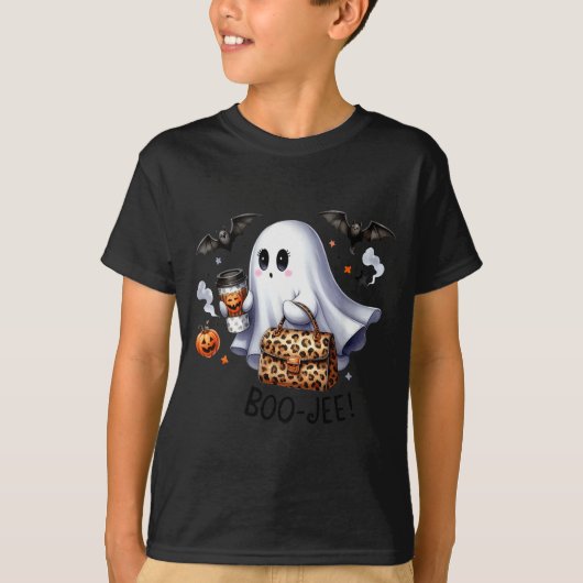 Boo Jee Halloween Ghost Party Costume Women Girl T-Shirt (Vorderseite)