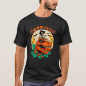 BOO-Jee Halloween: T-Rex & Skeleton Spaß Design! T-Shirt (Vorderseite)