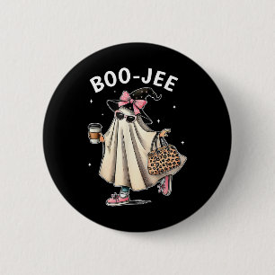 Boo-jee Kostüm Ghost Spooky Jahreszeit Niedlich Ha Button