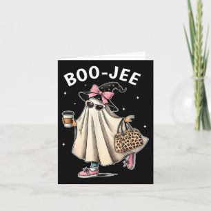 Boo-jee Kostüm Ghost Spooky Jahreszeit Niedlich Ha Karte