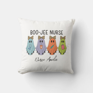Boo-Jee Krankenschwester Halloween-Geist Personali Kissen