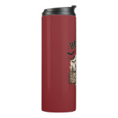 Boo-Jee Leopard-Geist Halloween-Becher Thermosbecher (Nach links gedreht)