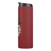 Boo-Jee Leopard-Geist Halloween-Becher Thermosbecher (Nach rechts gedreht)