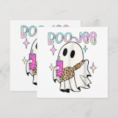 Boo Jee Lustiger Halloween-Geist (Vorne/Hinten)