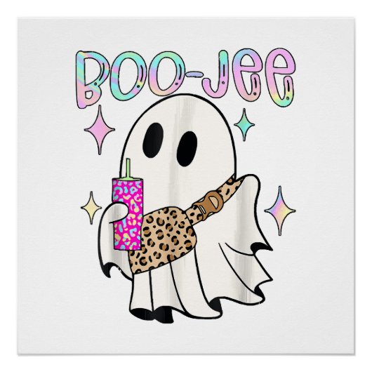 Boo Jee Lustiger Halloween-Geist Poster (Vorderseite)