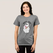 Boo JEE Lustiges Halloween  Tri-Blend Shirt (Vorderseite voll)