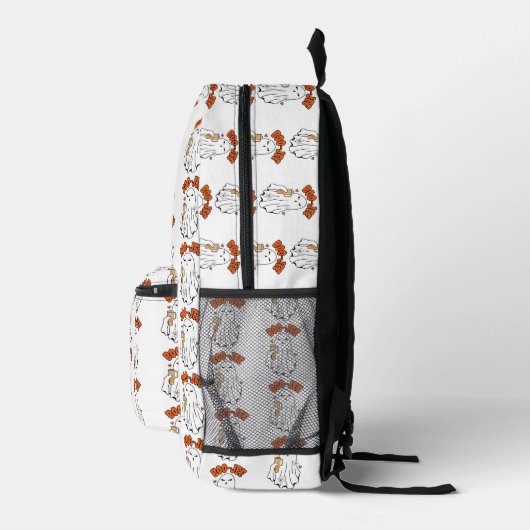Boo-Jee Niedliches Halloween Ghost mit 40oz Tumble Bedruckter Rucksack (Rechts)