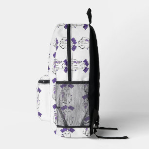 Boo-Jee Niedliches Halloween Ghost mit 40oz Tumble Bedruckter Rucksack