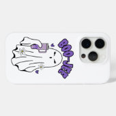 Boo-Jee Niedliches Halloween Ghost mit 40oz Tumble Case-Mate iPhone Hülle (Rückseite (Horizontal))