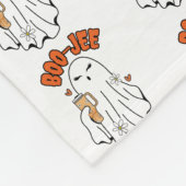 Boo-Jee Niedliches Halloween Ghost mit 40oz Tumble Fleecedecke (Ecke)