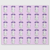 Boo-Jee Niedliches Halloween Ghost mit 40oz Tumble Geschenkpapier (Flach)