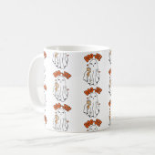 Boo-Jee Niedliches Halloween Ghost mit 40oz Tumble Kaffeetasse (Vorderseite Links)